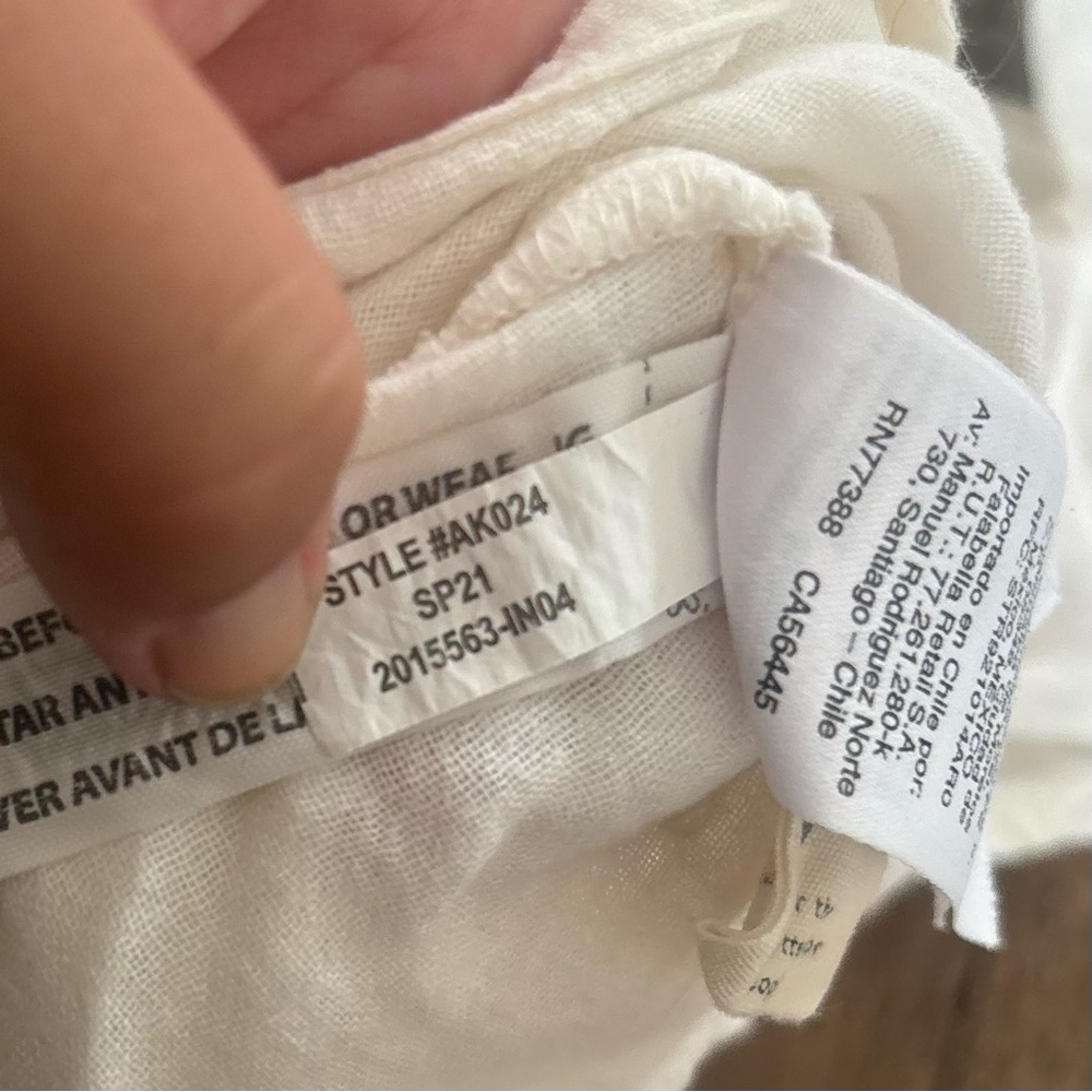 Madewell Patchwork Square Neck Top Blouse - image 6